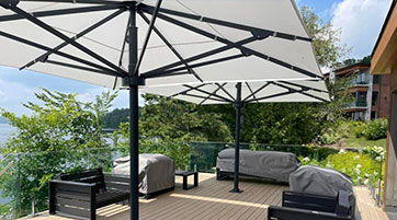 Umbrellas in Barrie, ON